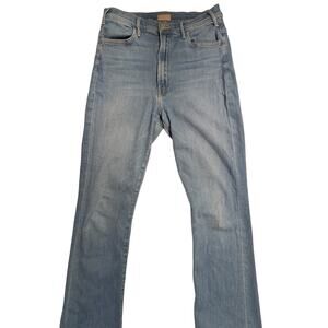 Mother The Hustler Final Frontier Ankle Straight Jeans Light Wash Women’s Sz 30